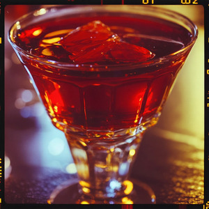 An image of the Hanky Panky cocktail submitted by n0tquitethere that contains London Dry Gin, Sweet Vermouth, Fernet Branca and Orange