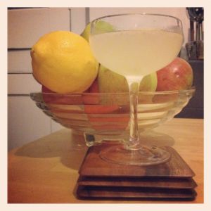 An image of the Aqueduct cocktail submitted by n0tquitethere that contains Plain Vodka, Curaçao Triple Sec, Apricot Brandy and Lime