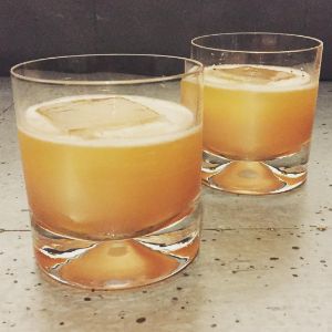 An image of the End of Days cocktail submitted by n0tquitethere that contains Blanco Tequila, Turin Bitters, Lime, Simple Syrup and American IPA