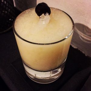 An image of the Marlin cocktail submitted by n0tquitethere that contains Agricole Rhum, White Rum, Maraschino Liqueur, Curaçao Triple Sec, Orgeat Syrup, Lime, Lemon and Cocktail Cherry