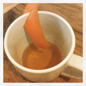 An image of the Mulled Old Fashioned cocktail submitted by n0tquitethere that contains Bourbon, Water, Angostura Bitters, Sugar, Orange and Bay Leaf