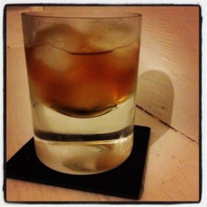 An image of the Order of Good Cheer cocktail submitted by n0tquitethere that contains Maple Finished Whisky, Demerera Gomme Syrup and Xocolatl Mole Bitters