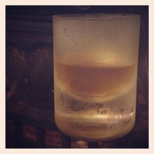 An image of the The Wilhelm Scream cocktail submitted by n0tquitethere that contains Mezcal, Agricole Rhum, Single Malt Scotch, Yellow Chartreuse and Lemon